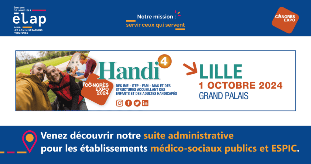 Rendez-vous au congrès Handi4 le 01 octobre 2024 à Lille