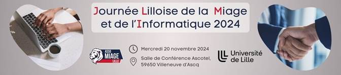 Affiche Journée Lilloise de la MIAGE et de l'Informatique 2024