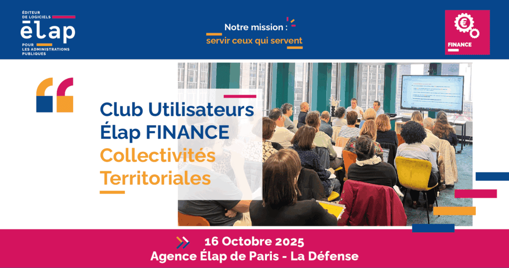 Club Utilisateurs Élap FINANCE Collectivités : 16/10/2025